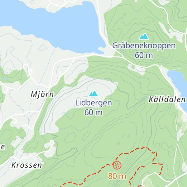 Map of Lidbergen