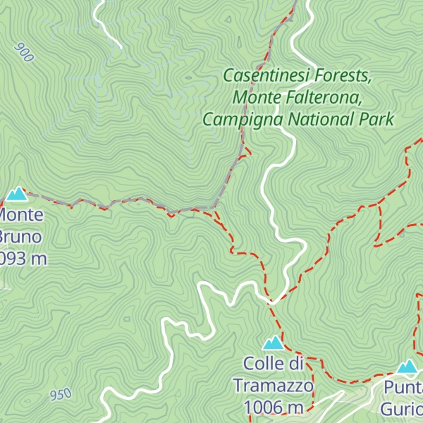 Map of Monte Val dei Porri