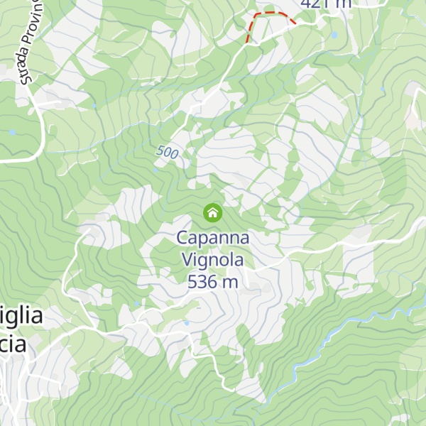 Map of Capanna Vignola