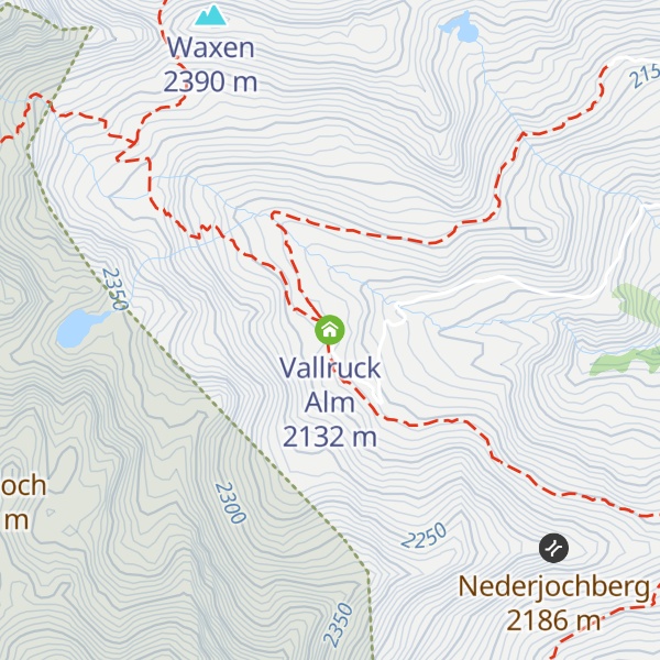 Map of Vallruck Alm