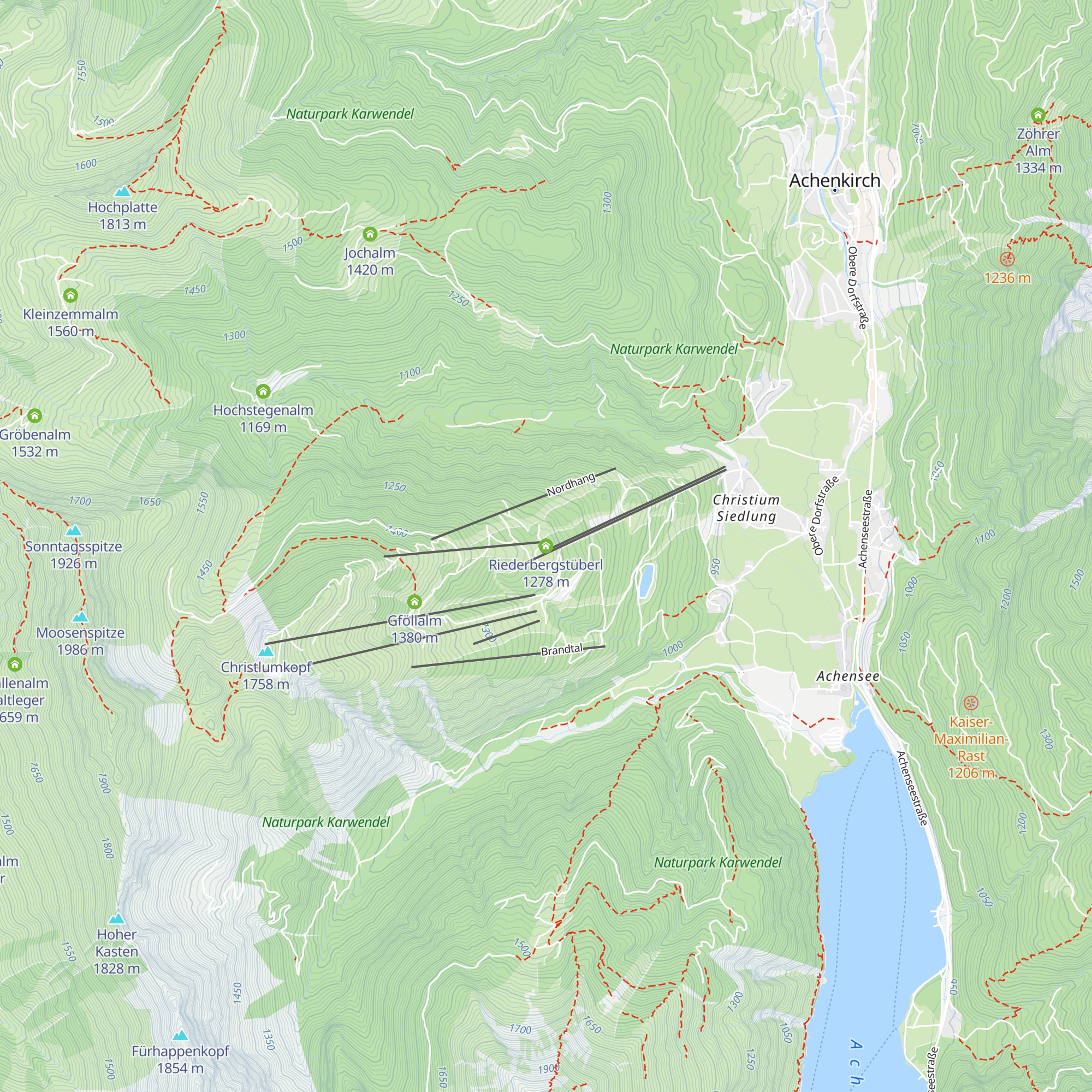 Riederbergstüberl map