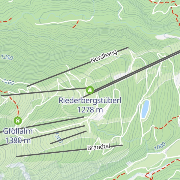Map of Riederbergstüberl