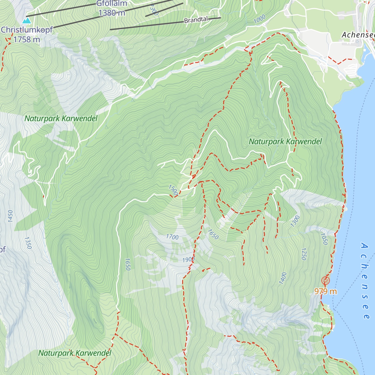 Seekar-Alm map