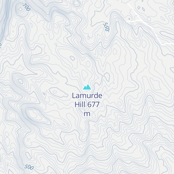 Map of Lamurde Hill