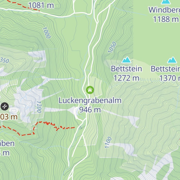 Map of Luckengrabenalm