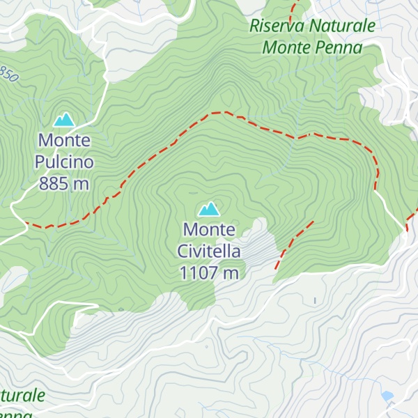 Map of Monte Civitella