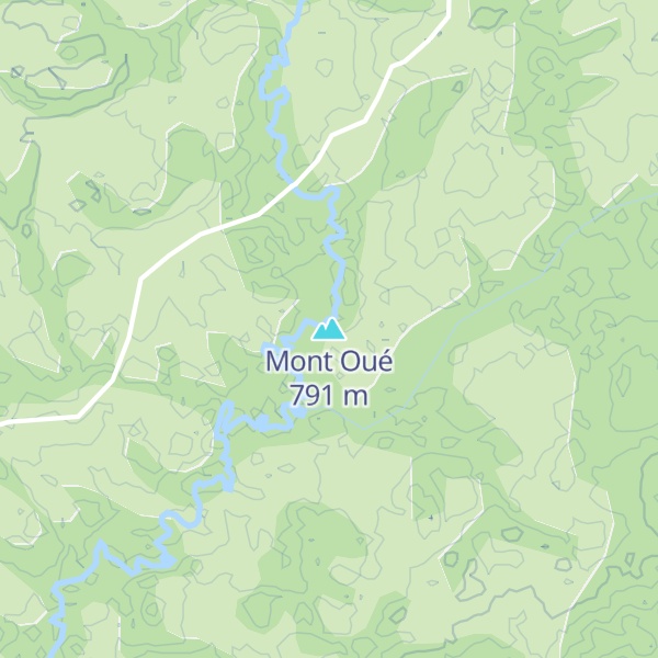 Map of Mont Oué