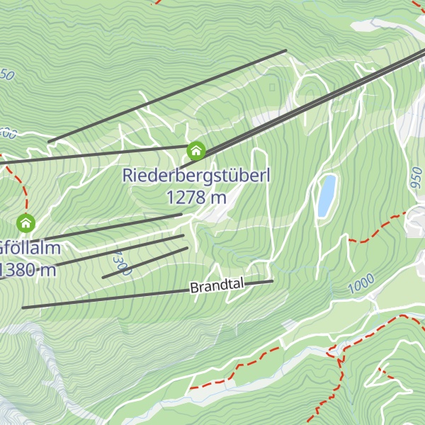 Map of Christlum Alm