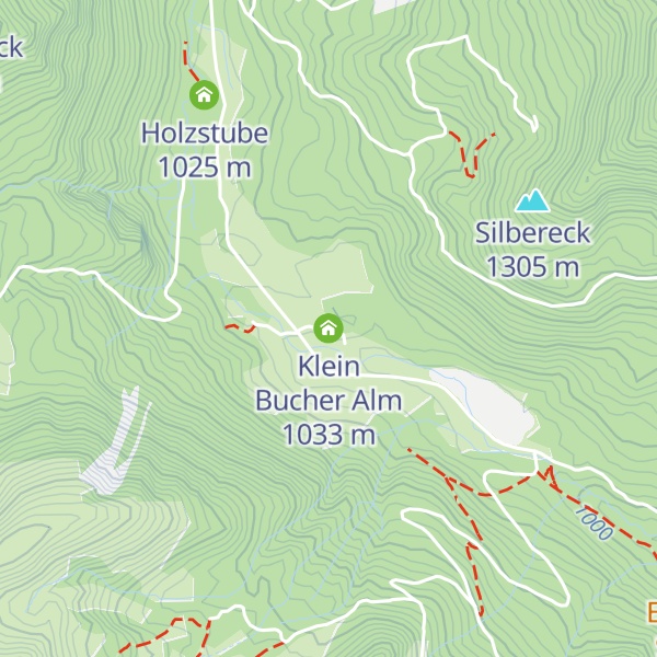 Map of Klein Bucher Alm