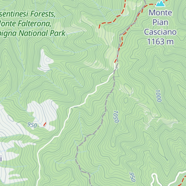 Map of Poggio dei Tramiti