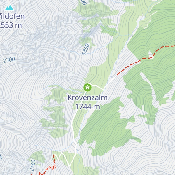Map of Krovenzalm
