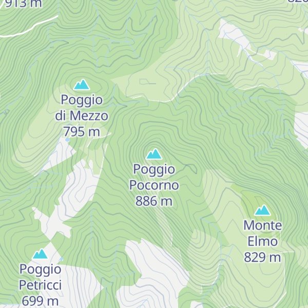 Map of Poggio Pocorno
