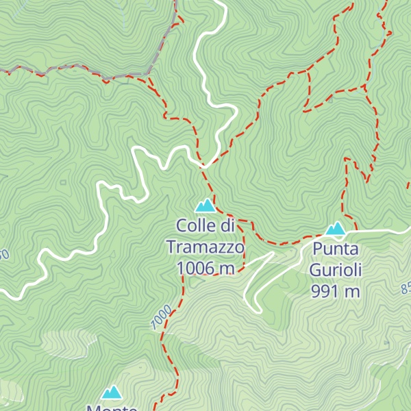Map of Colle di Tramazzo