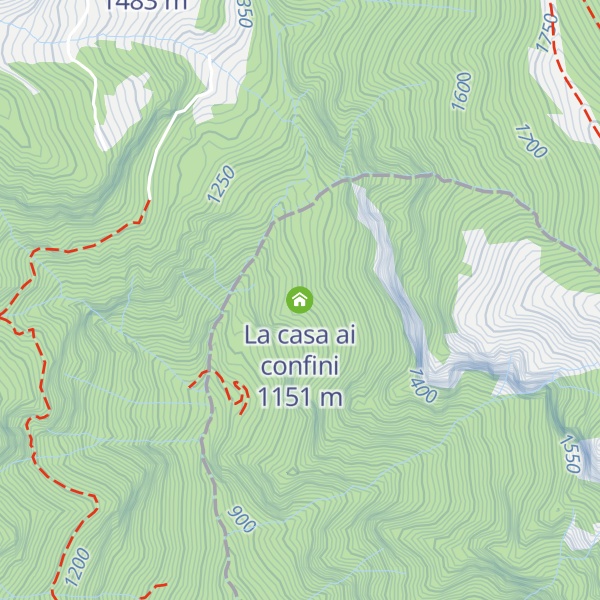 Map of La casa ai confini