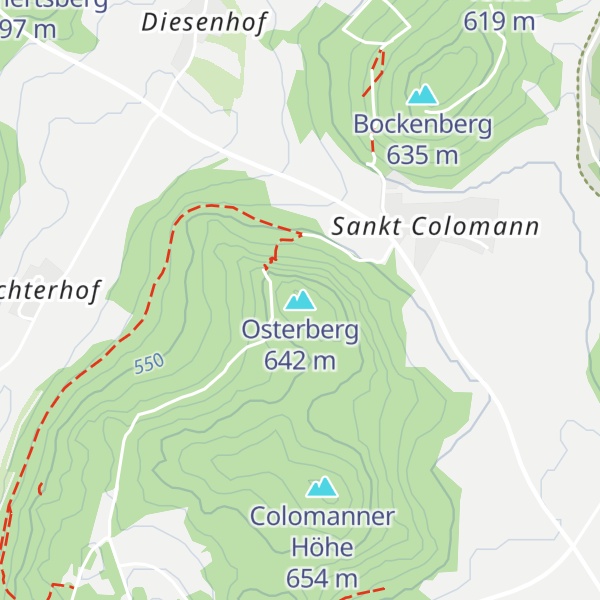 Map of Osterberg