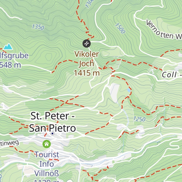 Map of Blasegger Bühel