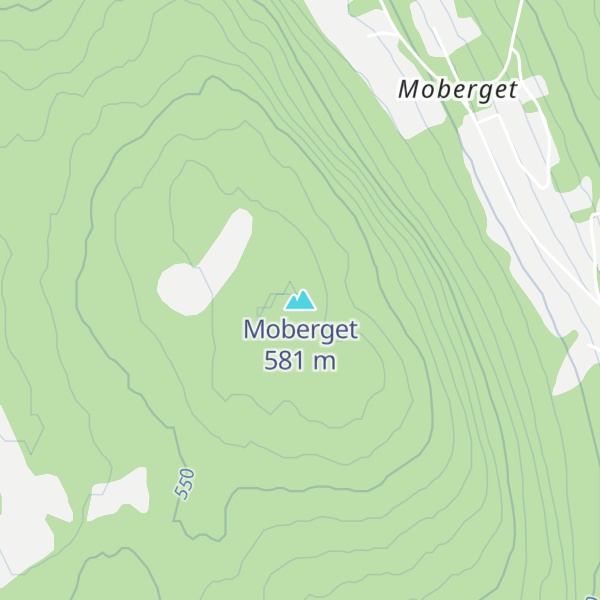 Map of Moberget