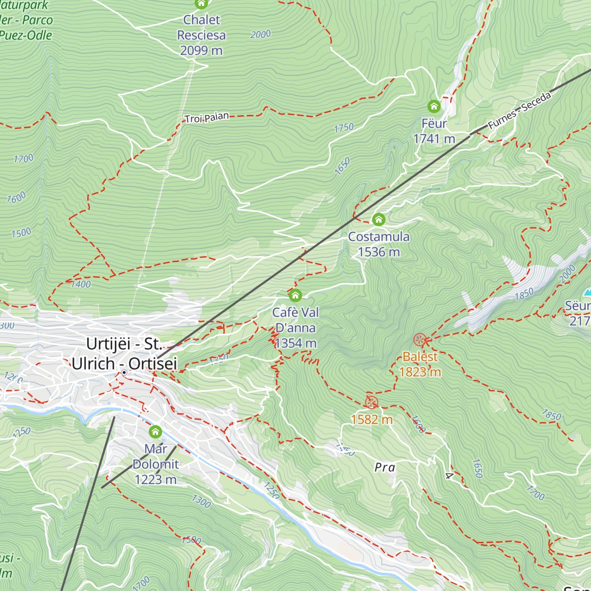 Cafè Val D'anna map