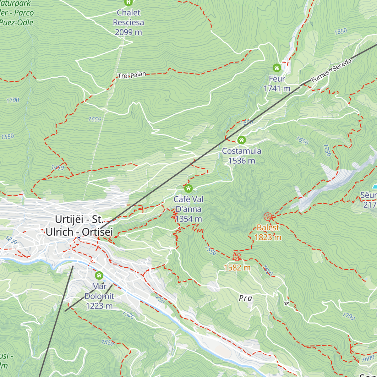 Cafè Val D'anna map