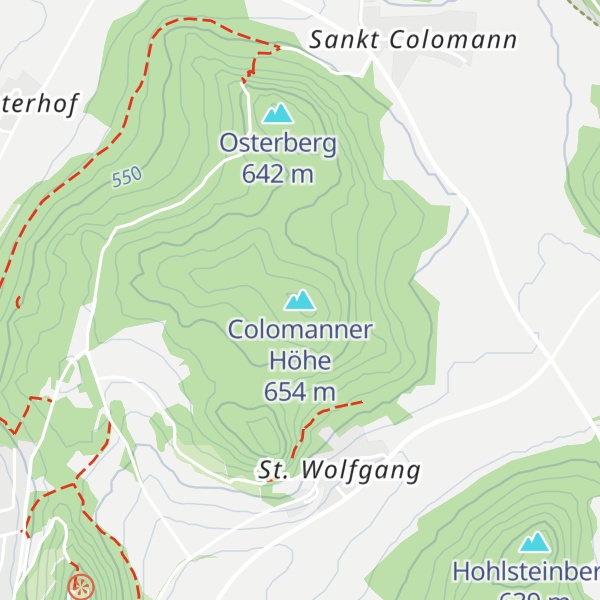 Map of Colomanner Höhe