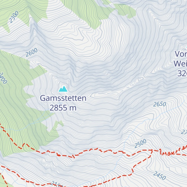 Map of Blauer Kofel