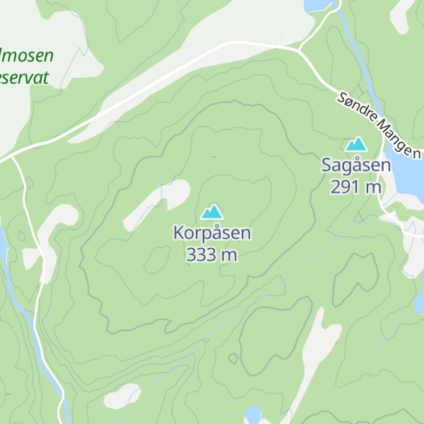 Map of Korpåsen