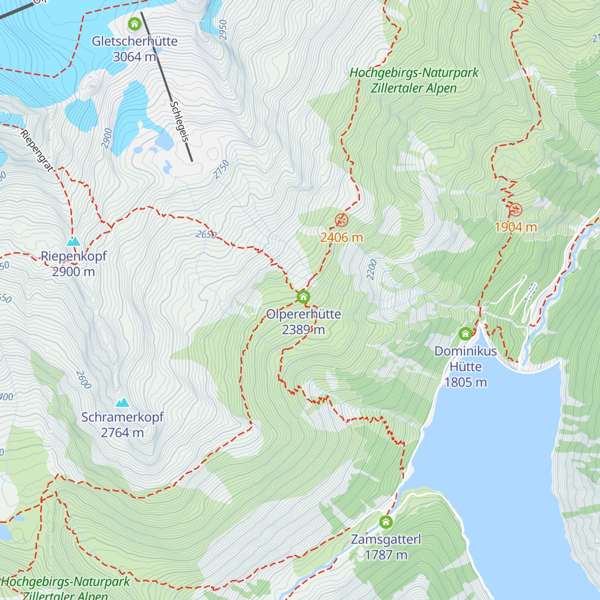 Winterraum map