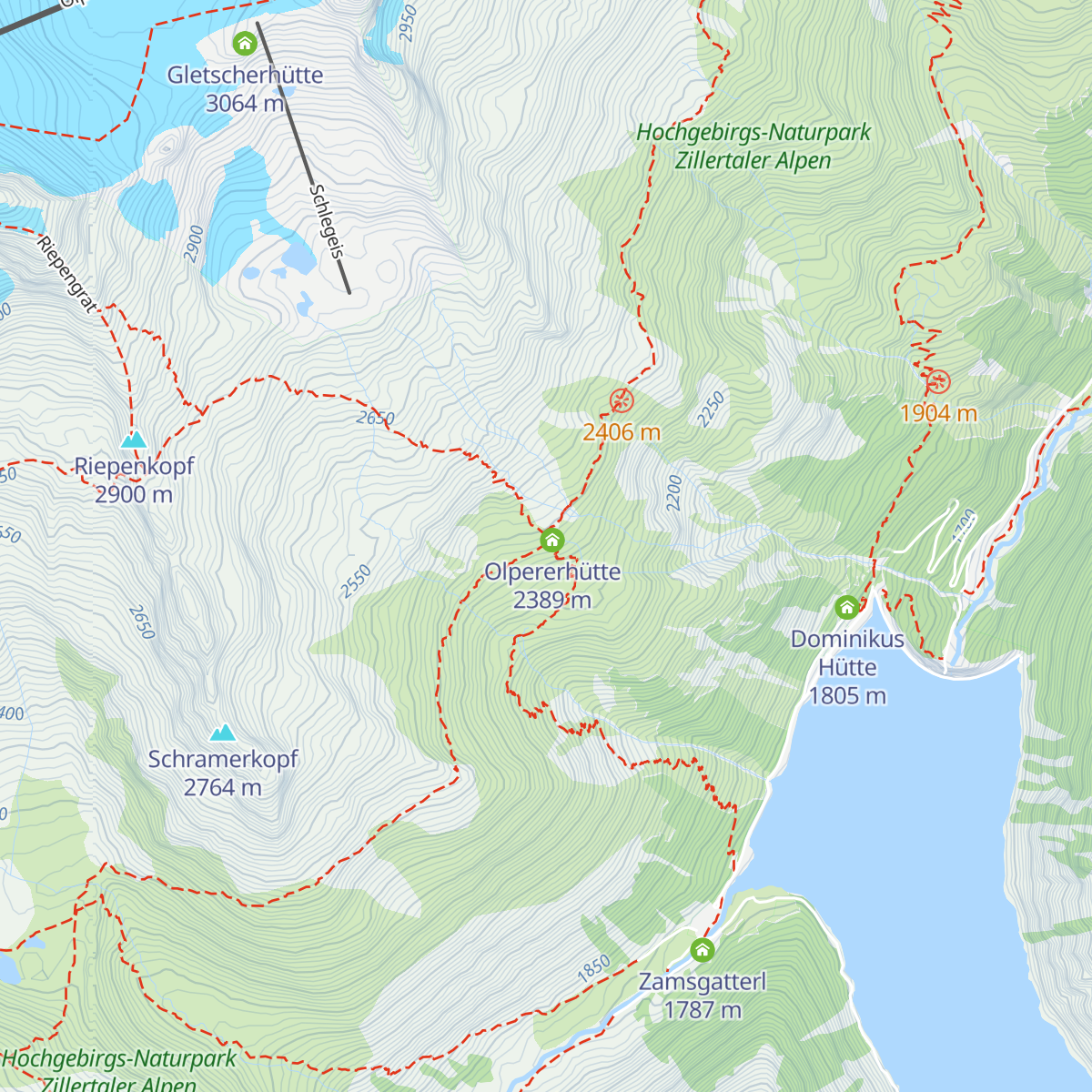 Winterraum map