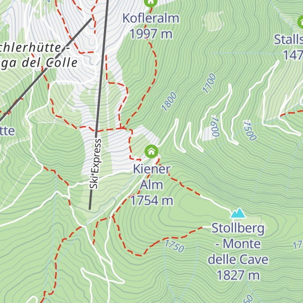 Map of Kiener Alm