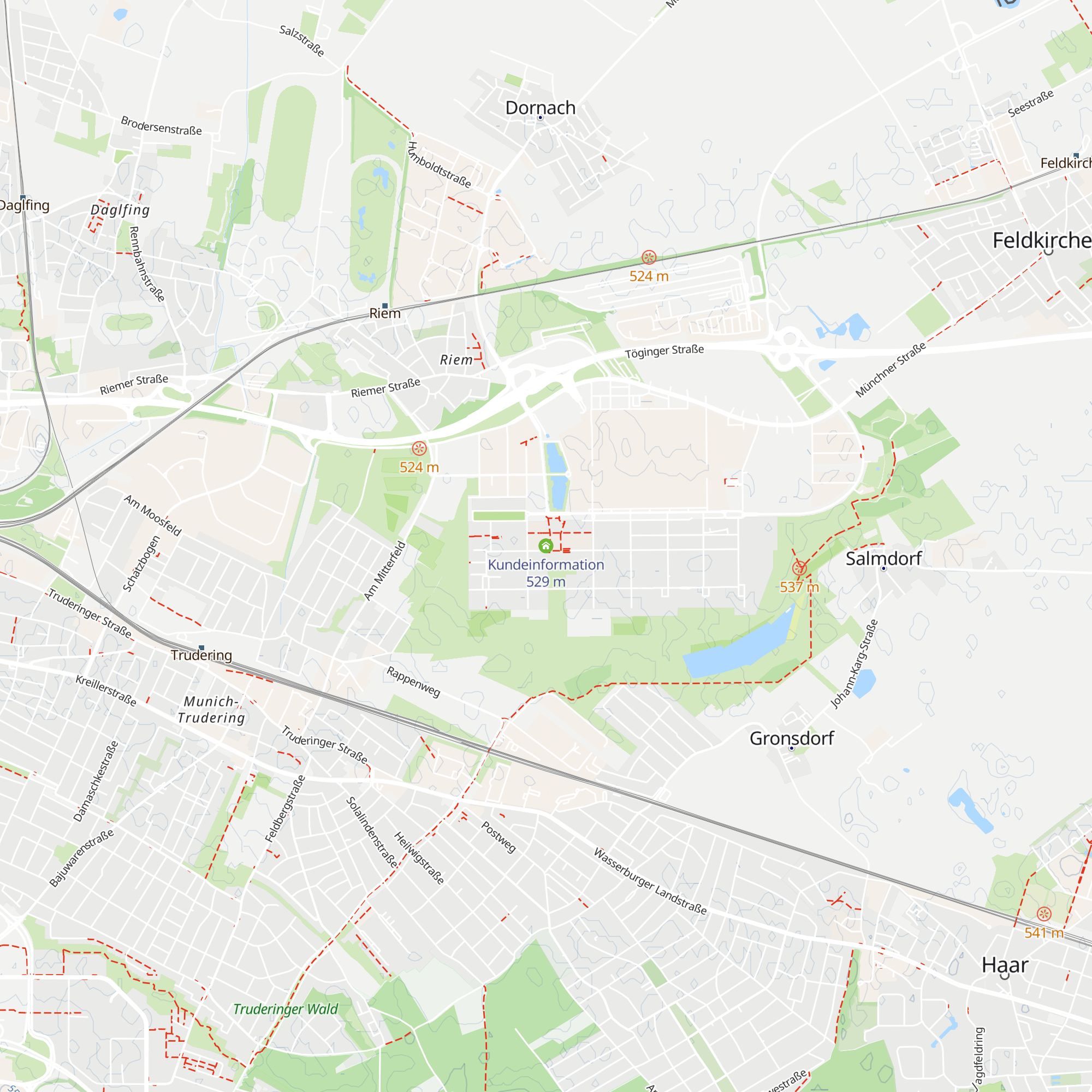 Kundeinformation map