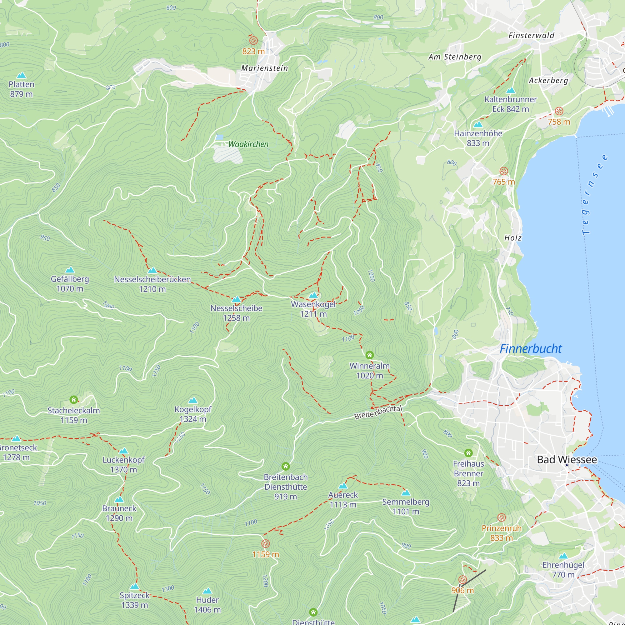 Holzeralm map