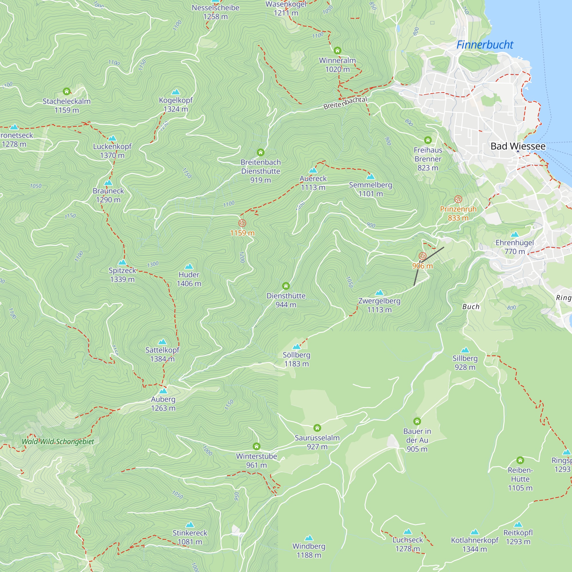 Diensthütte map
