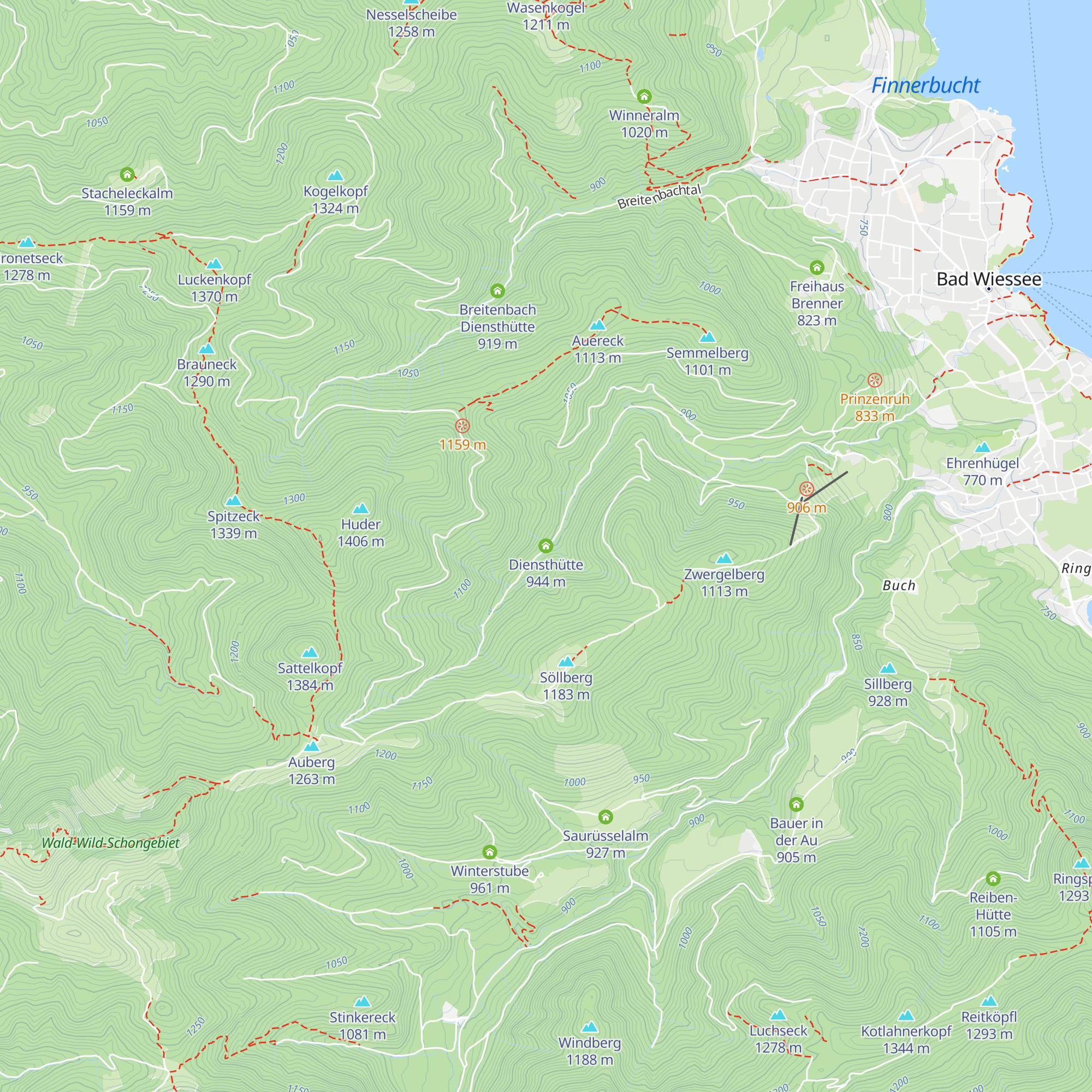 Diensthütte map