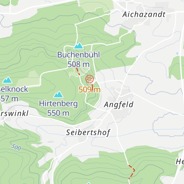 Map of Angfeldhütte