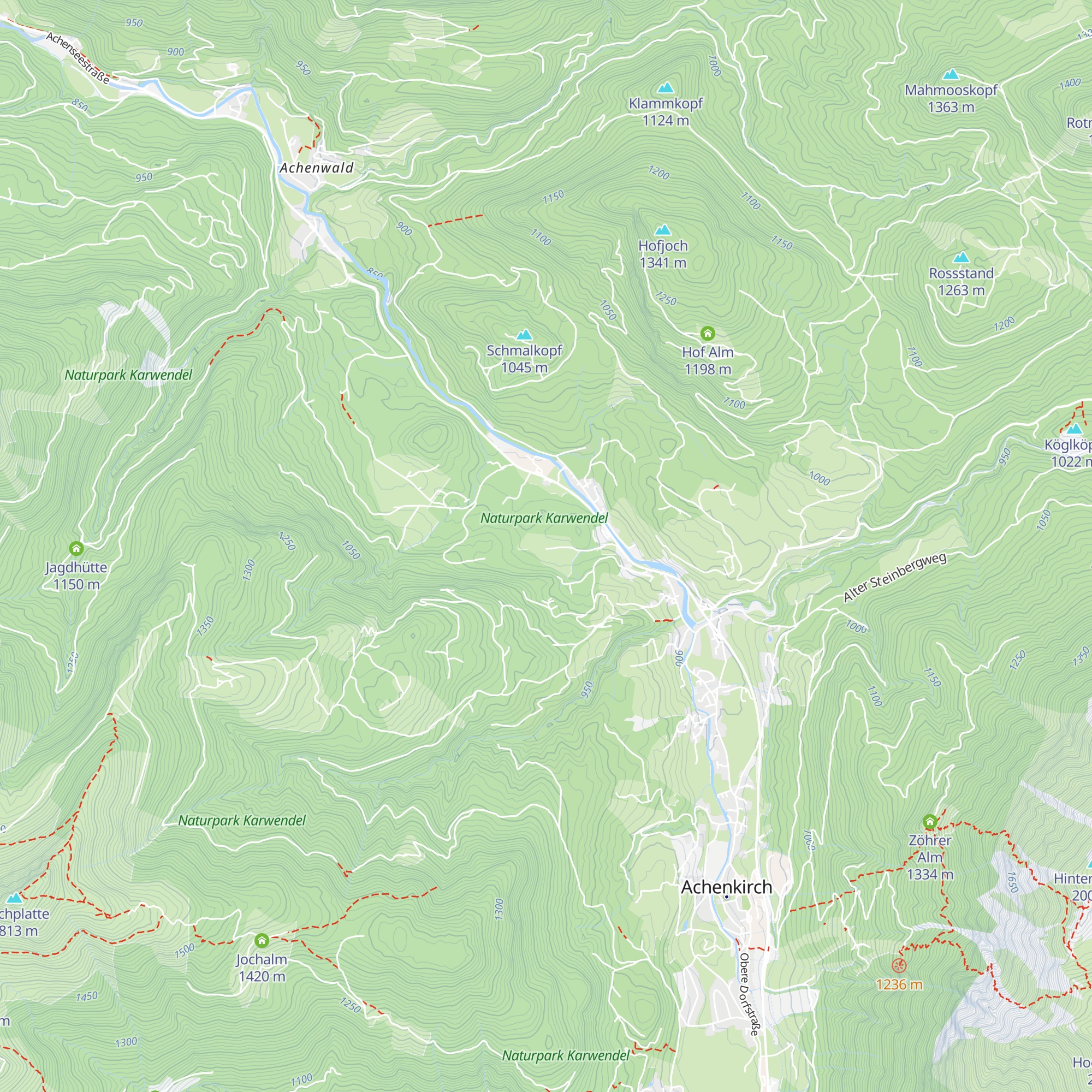 Hohenwart map