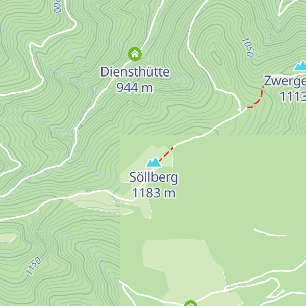 Map of Waxlmoos-Alm