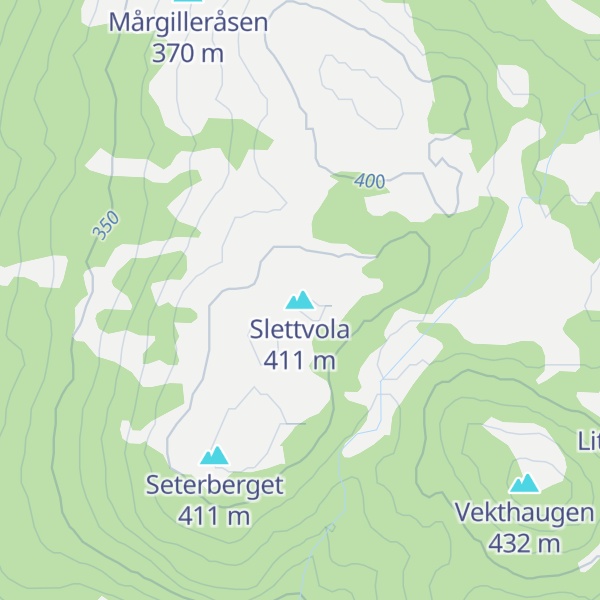 Map of Slettvola