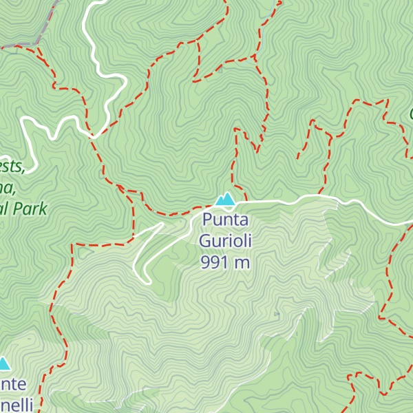 Map of Capanno di Colla Gurioli