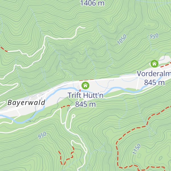 Map of Trift Hütt'n