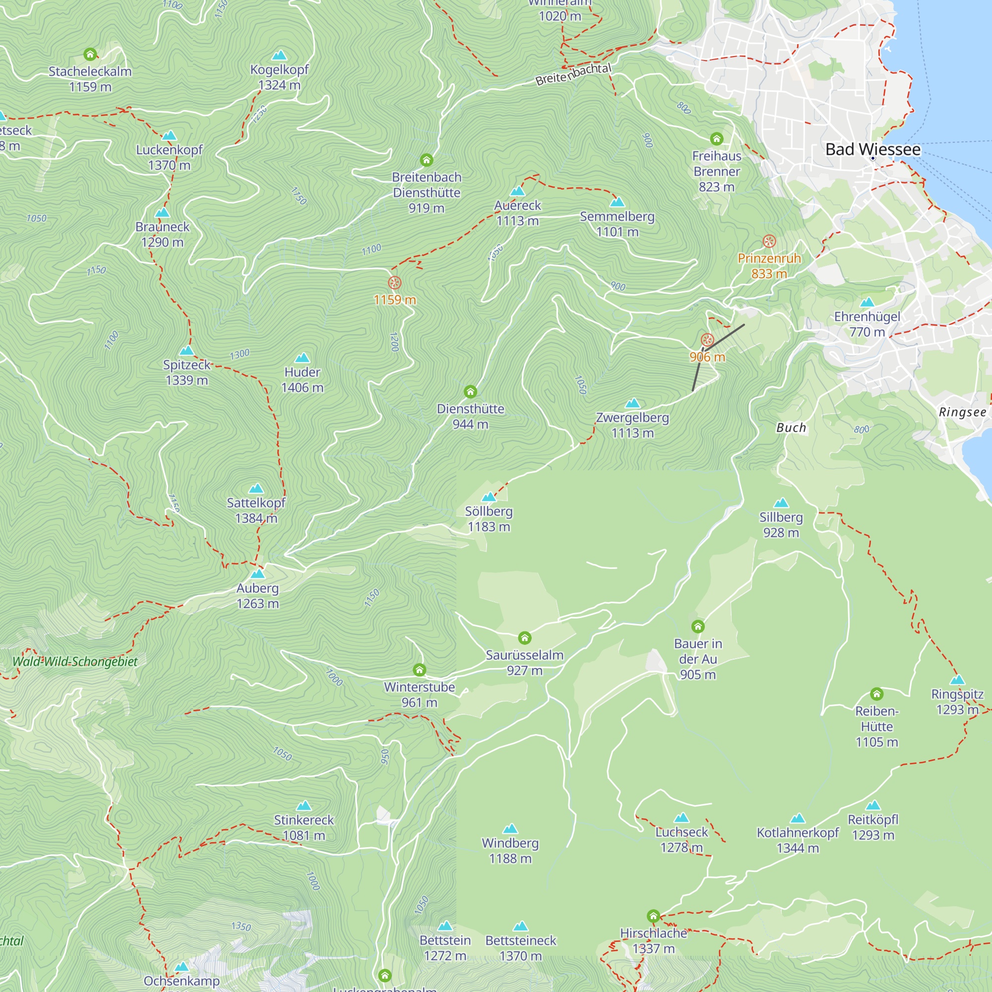 Wachselmoosalm map