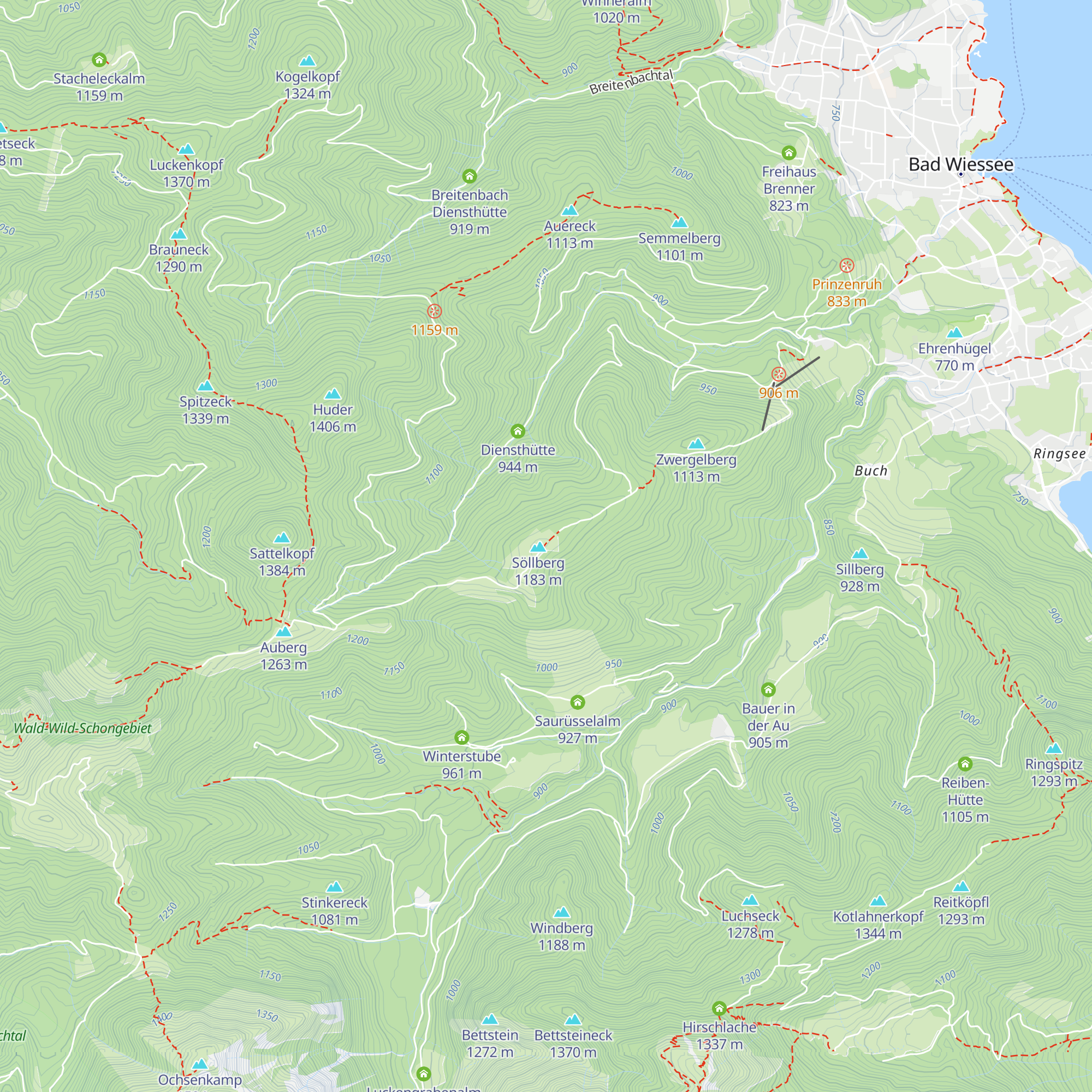Wachselmoosalm map