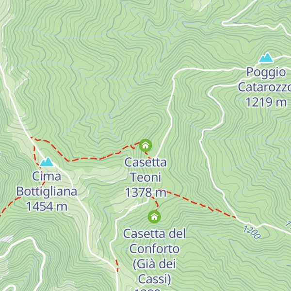 Map of Casetta Teoni