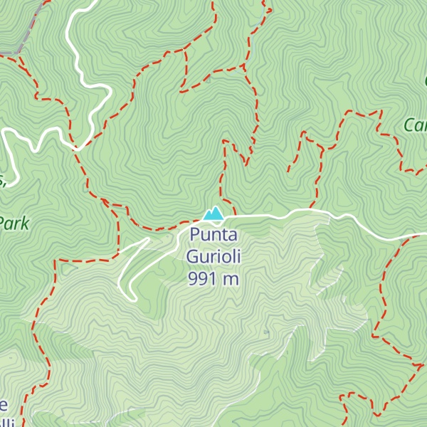Map of Punta Gurioli