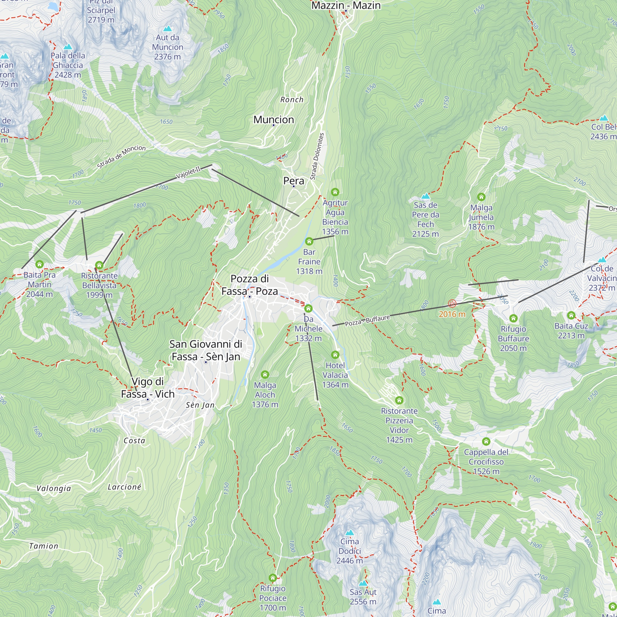 Da Michele map