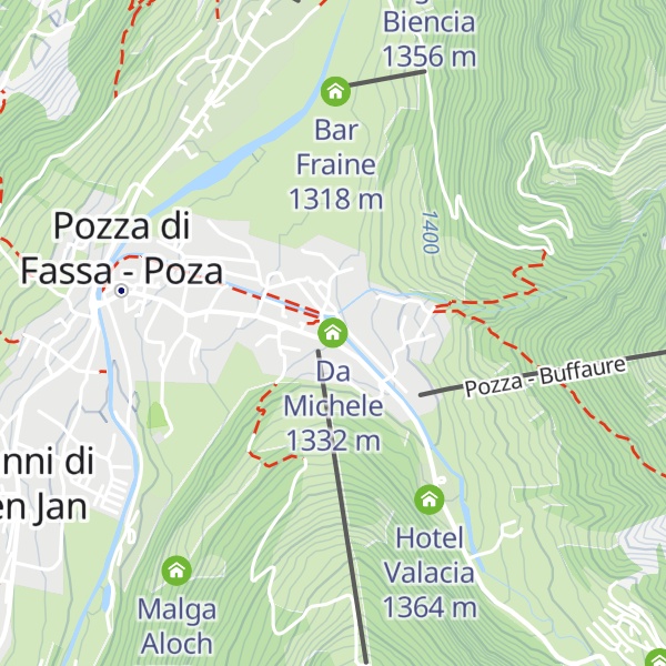 Map of Da Michele