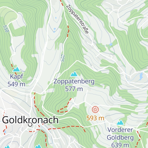 Map of Zoppatenberg