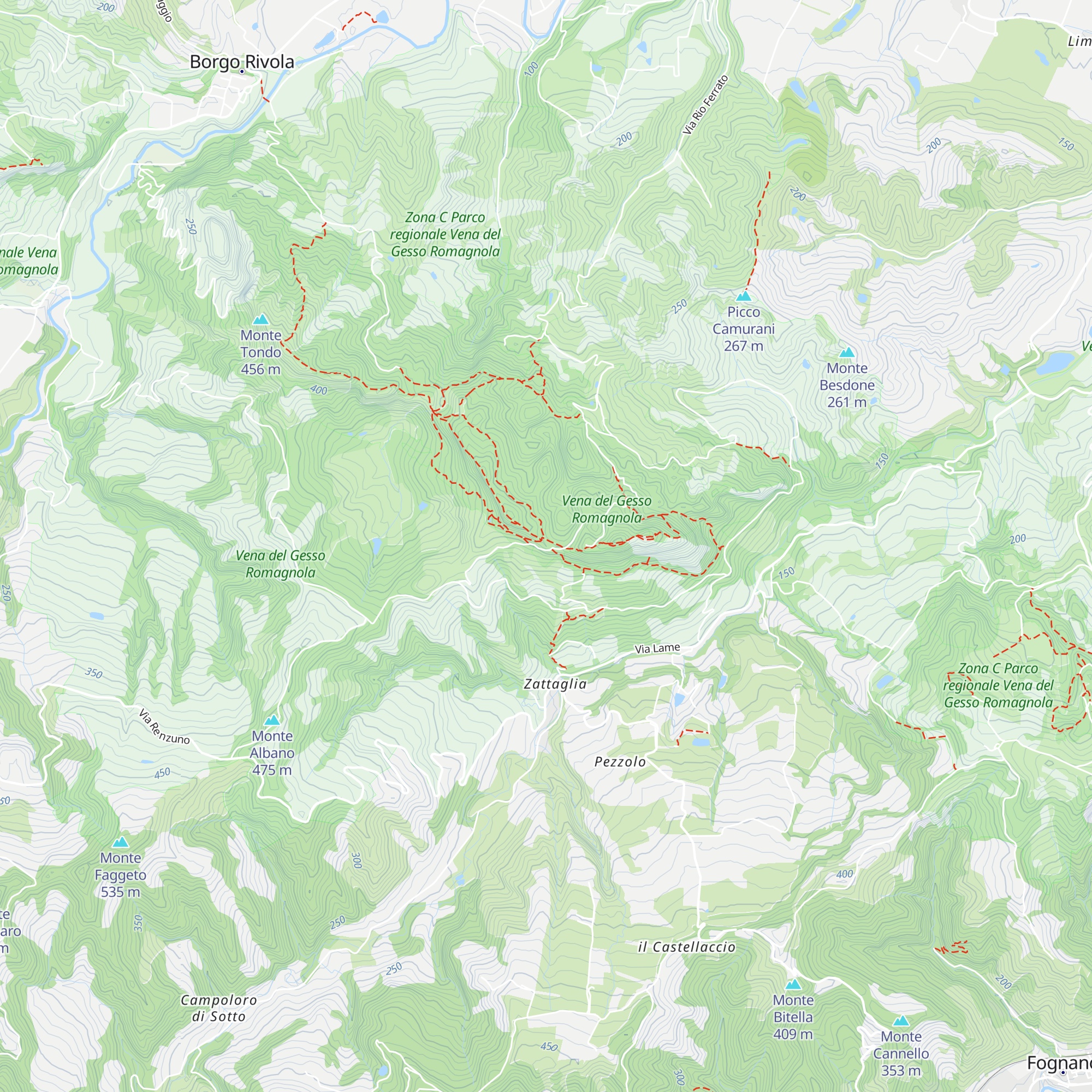 Capanno Lucio Cavara map