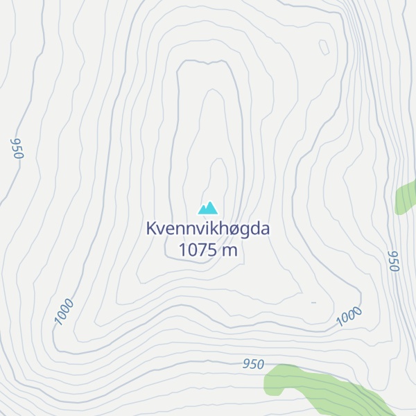 Map of Kvennvikhøgda