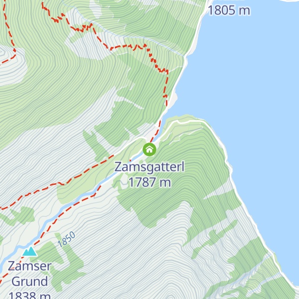 Map of Zamsgatterl