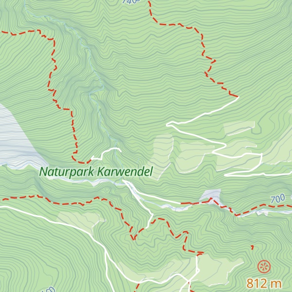 Map of Reitbichlhütte